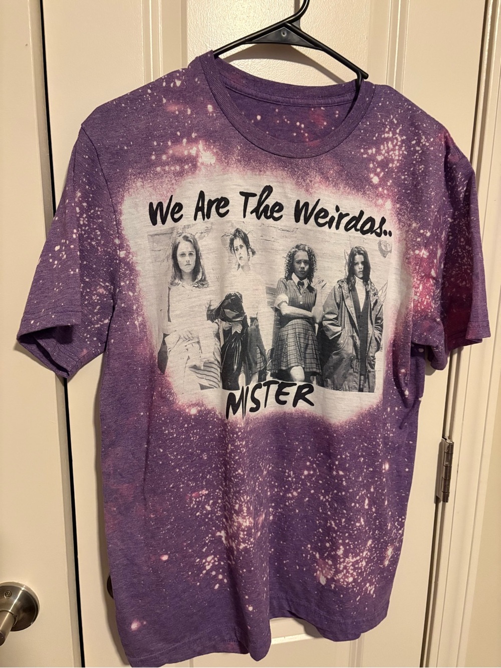 We Are The Weirdos Mister The Craft Graphic Tee - Purple Bleach Splatter